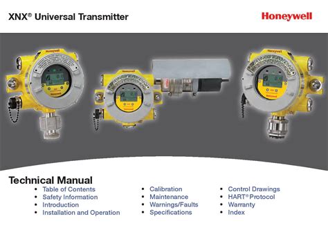 www xnx xnx transmitter honeywell|XNX™ Universal Transmitter Technical Manual